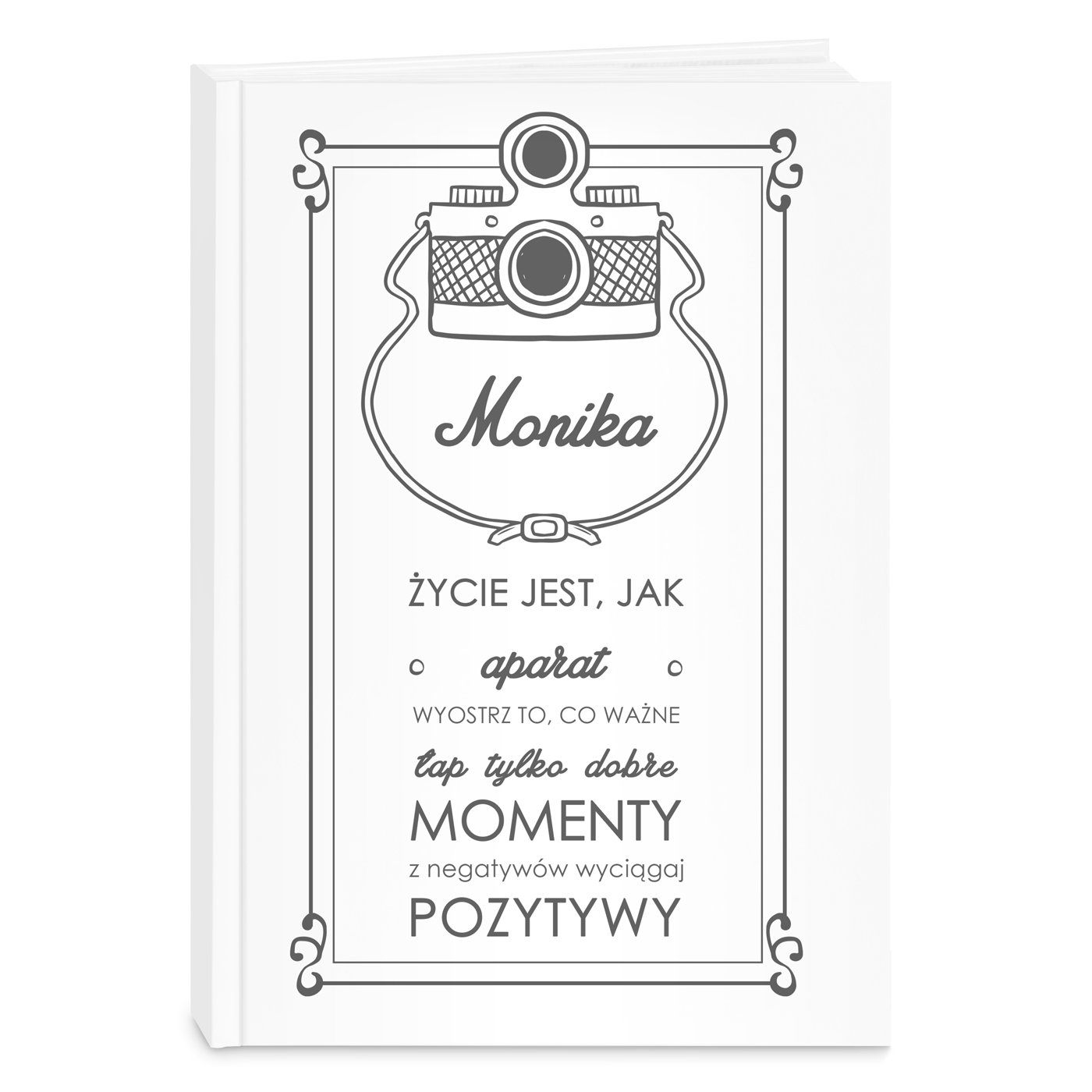 Planner kalendarz ksikowy z nadrukiem dla fotografa