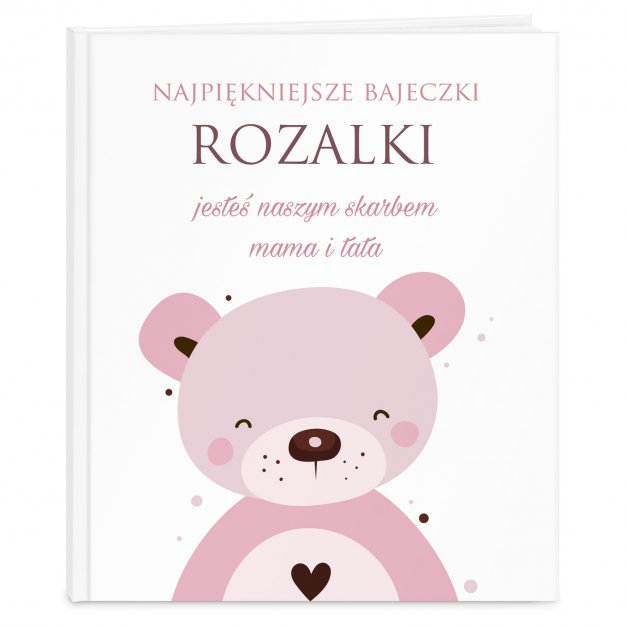 Księga baśni baśnie z nadrukiem dla dziewczynki na imieniny