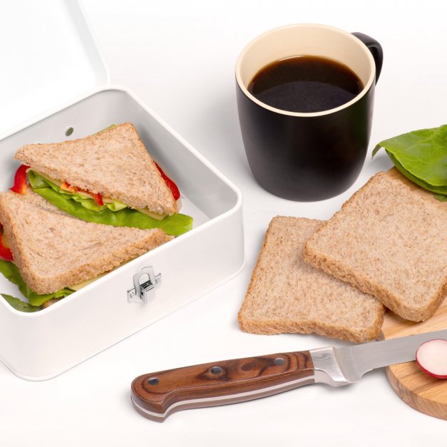 Śniadaniówka metalowa lunch box z nadrukiem dla męża