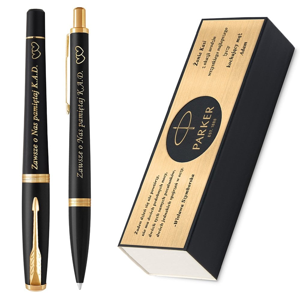 Zestaw Parker Urban Muted Black GT GRAWER PRESTIGE