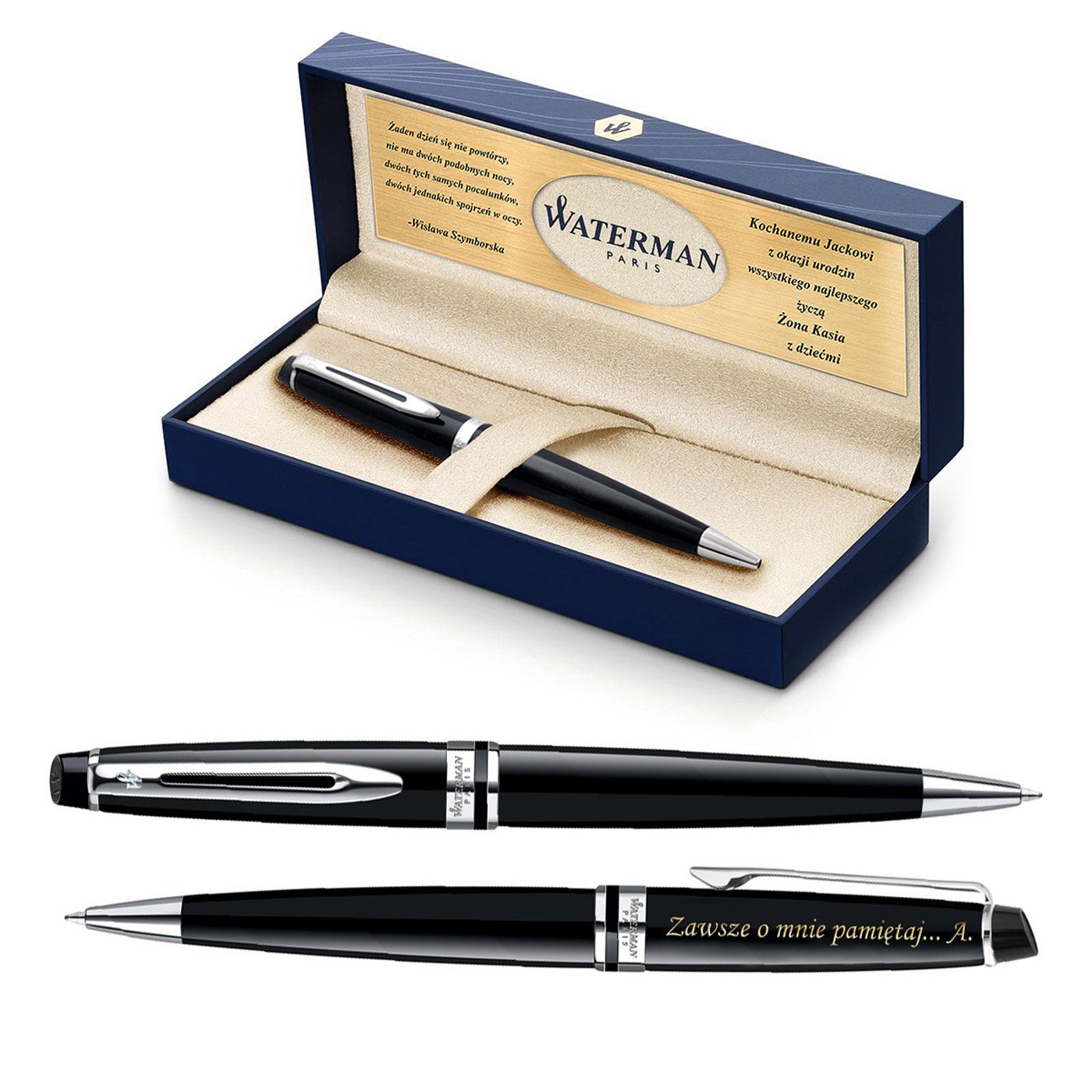 Dugopis Etui WATERMAN Expert Czarny CT