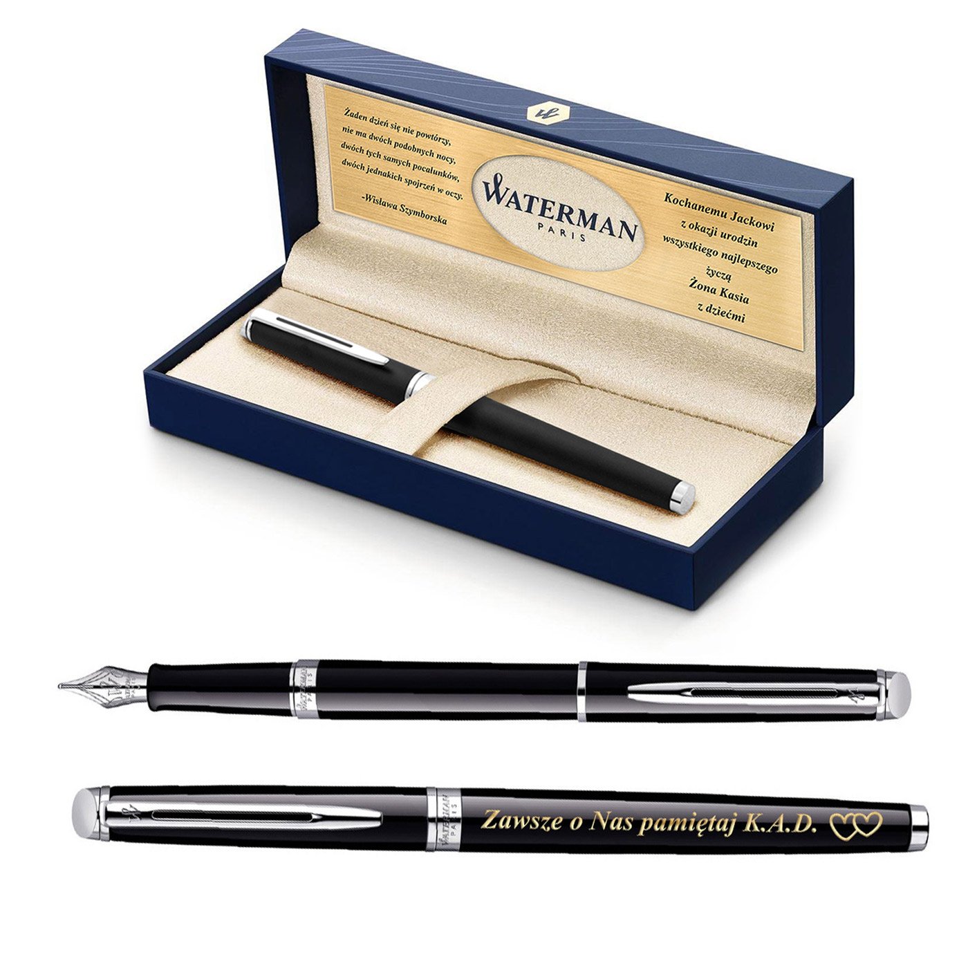 Piro Wieczne WATERMAN Hemisphere Czarne CT