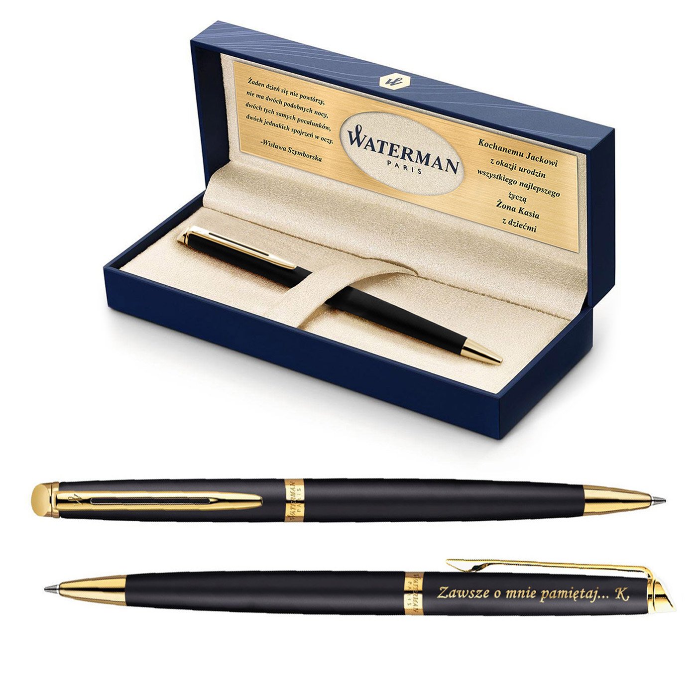 Dugopis WATERMAN Hemisphere Czarny Mat GT