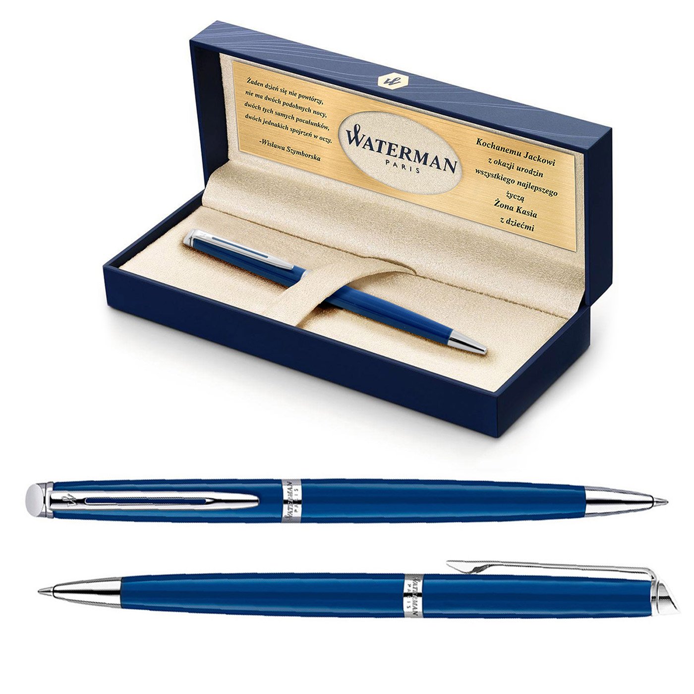 Dugopis Etui WATERMAN Hemisphere Blue CT
