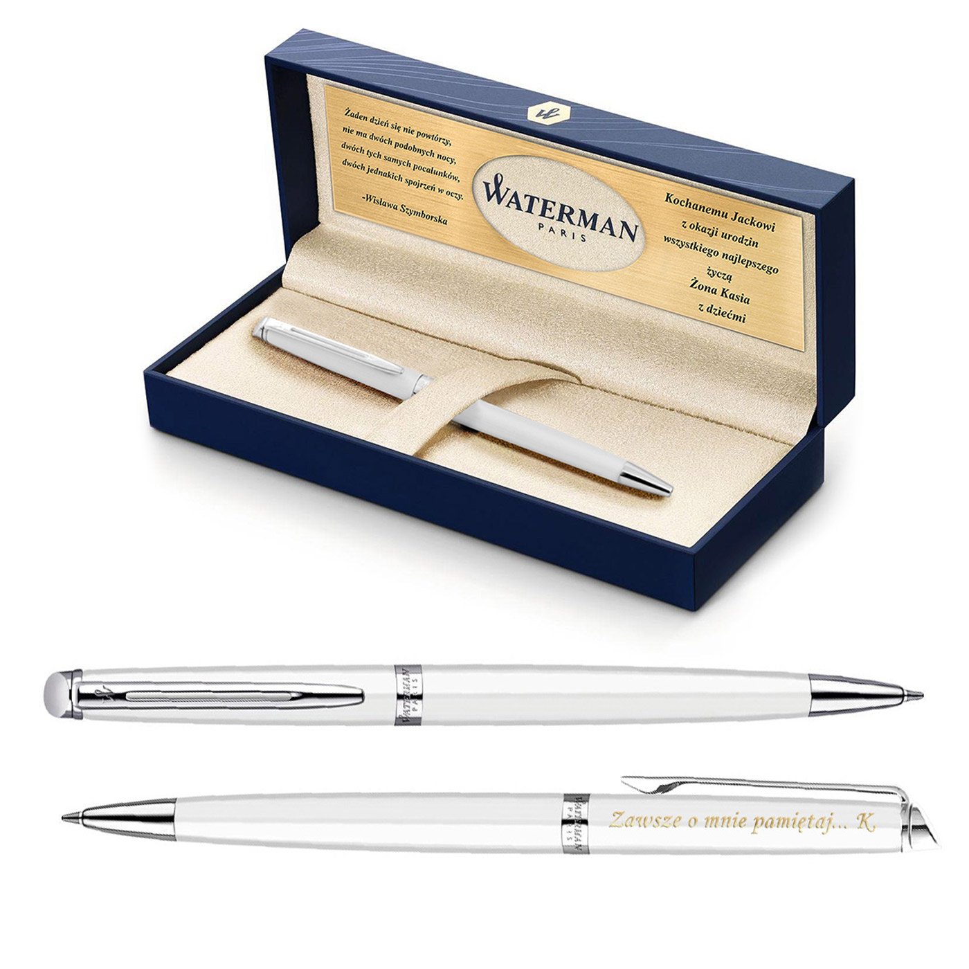 Dugopis Etui WATERMAN Hemisphere Biay CT