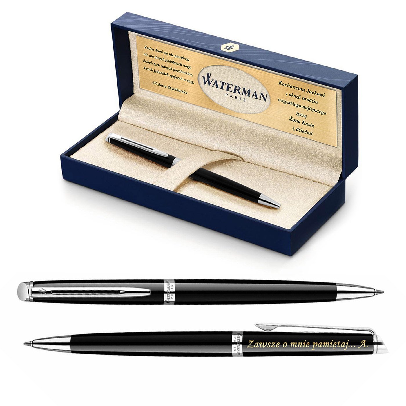 Dugopis Etui WATERMAN Hemisphere Czarny CT