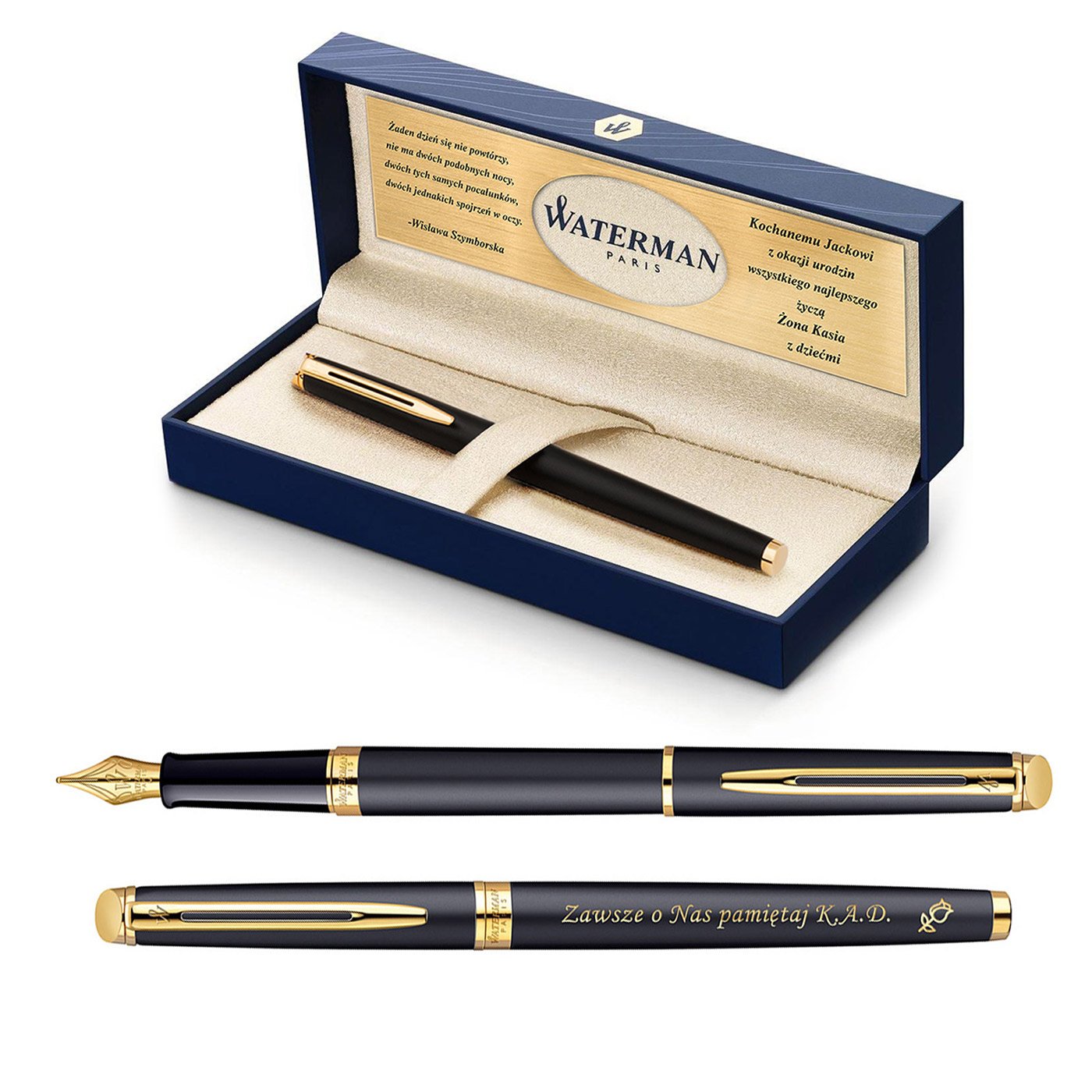 Piro Wieczne WATERMAN Hemisphere Czarny Mat GT