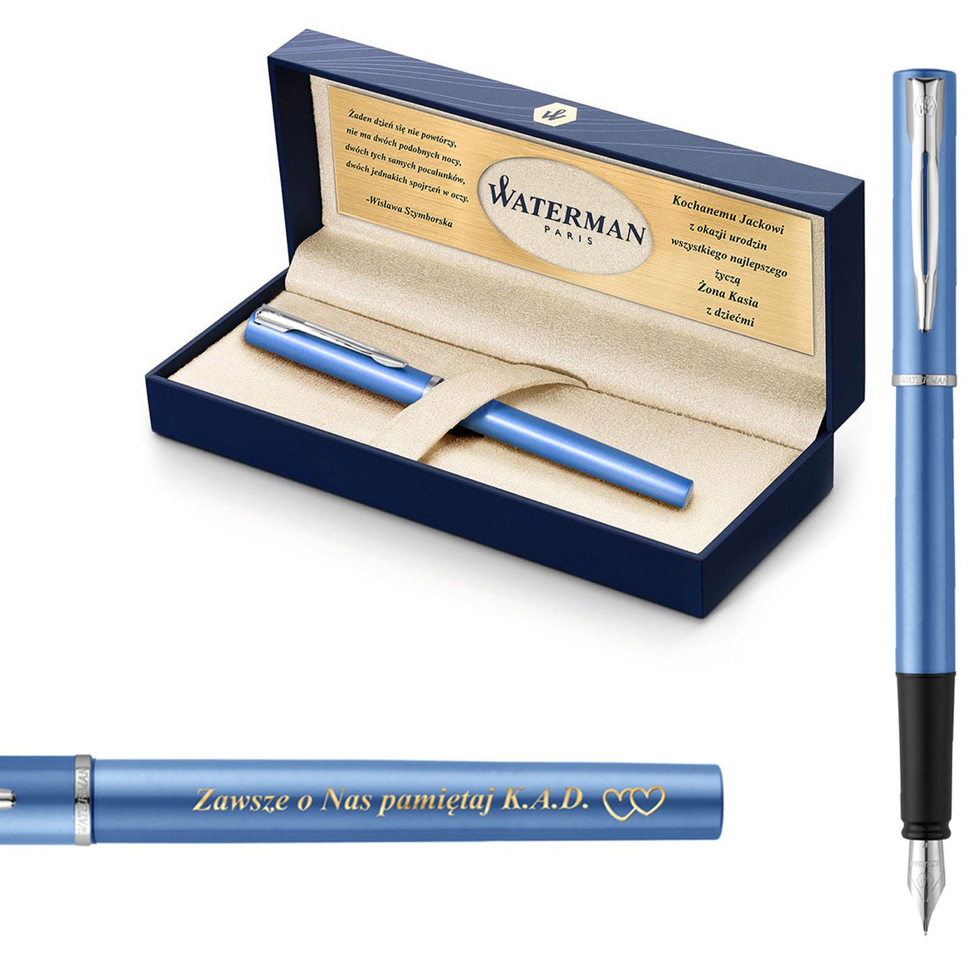 Piro Wieczne WATERMAN Allure Bkitny CT