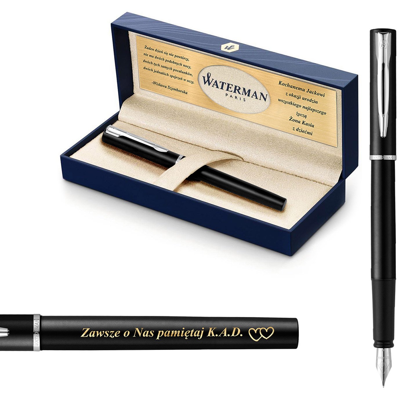 Piro Wieczne WATERMAN Grad Allure Czarny Mat CT