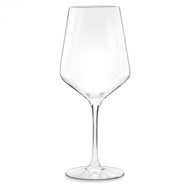 Kieliszki szklane x6 do wina rubin rozmiar XL z grawerunkiem dla znawcy smaku