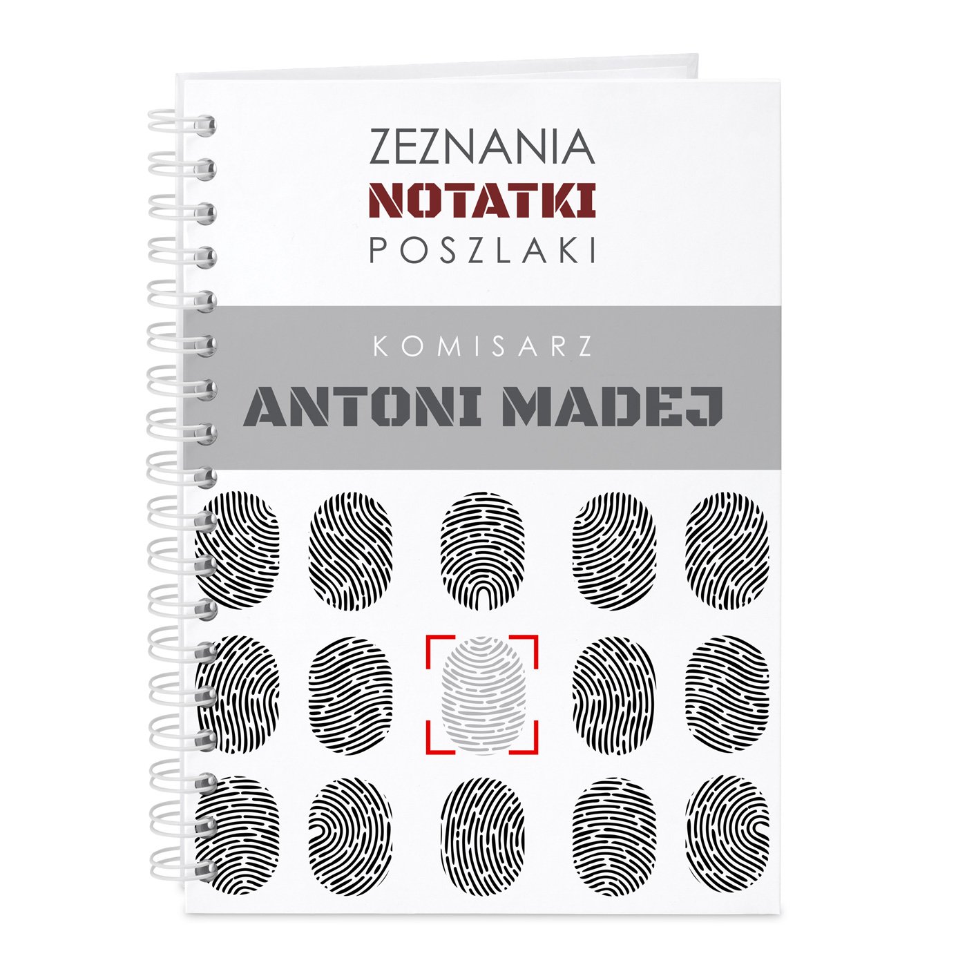 Notatnik koonotatnik z nadrukiem dla policjanta