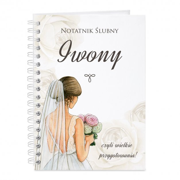 Notatnik kołonotatnik z nadrukiem dla niej na wieczór panieński