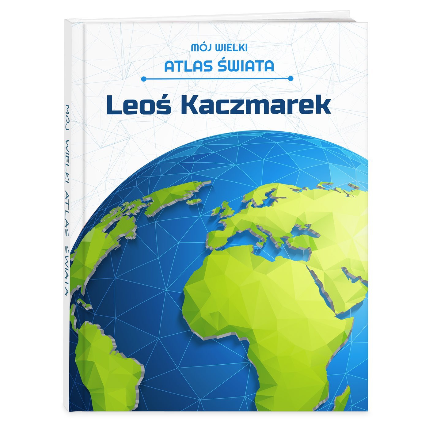 Atlas geograficzny z nadrukiem dla chopca
