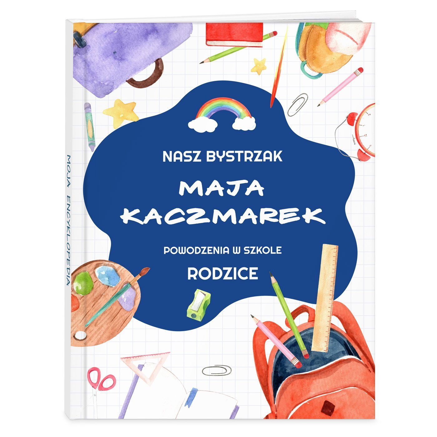 Encyklopedia z nadrukiem dla dziewczynki na rozpoczcie roku szkolnego