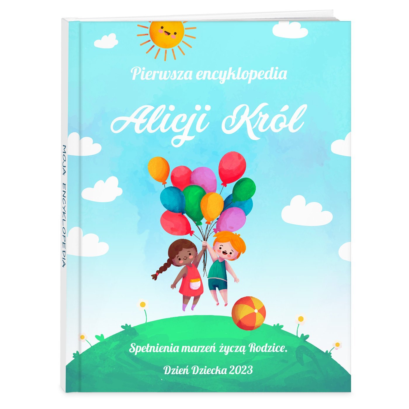 Encyklopedia z nadrukiem dla dziewczynki na Dzie Dziecka