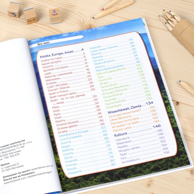Encyklopedia z nadrukiem dla chłopca na imieniny