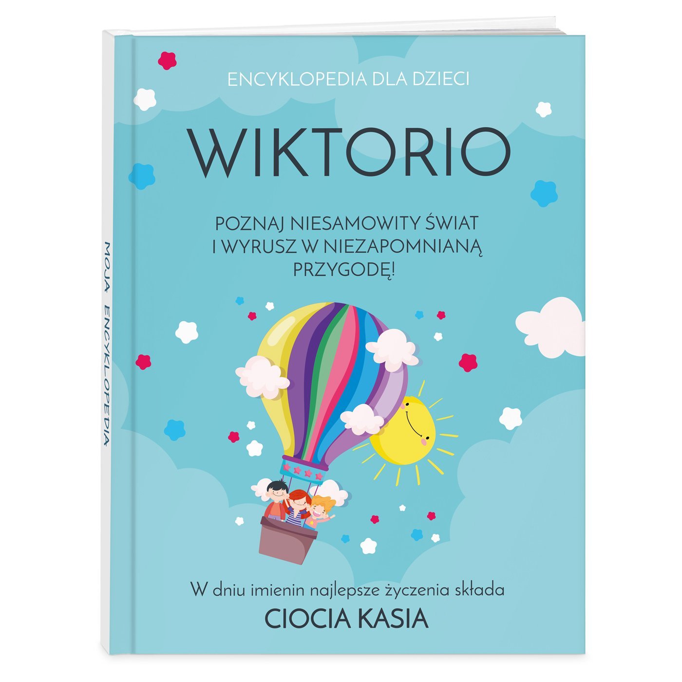 Encyklopedia z nadrukiem dla dziewczynki na imieniny