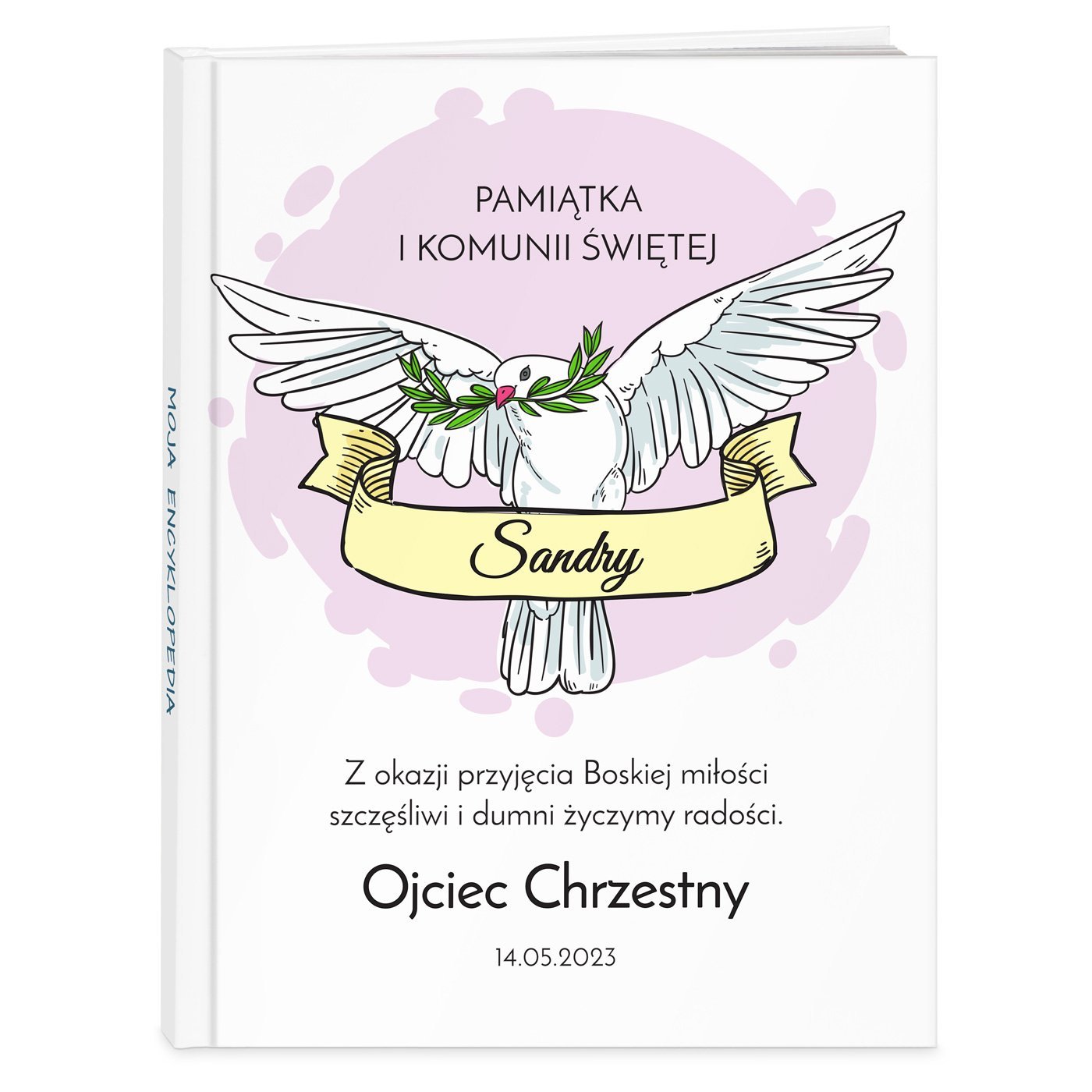 Encyklopedia z nadrukiem dla dziewczynki na komuni