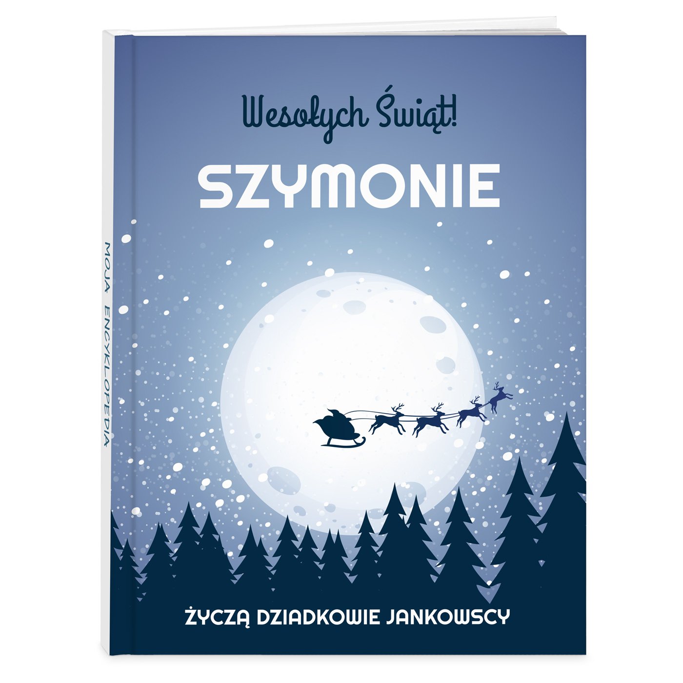 Encyklopedia z nadrukiem dla chopca na wita