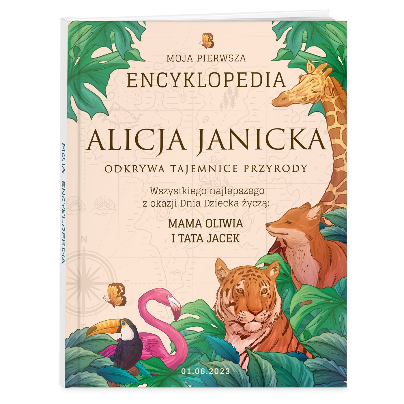 Encyklopedia z nadrukiem dla dziewczynki na Dzie Dziecka