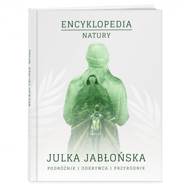 Encyklopedia przyrody z nadrukiem dla dziewczynki podróżnika