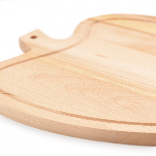 Deska drewniana do krojenia jabłko z grawerem dla szefowej kuchni na imieniny