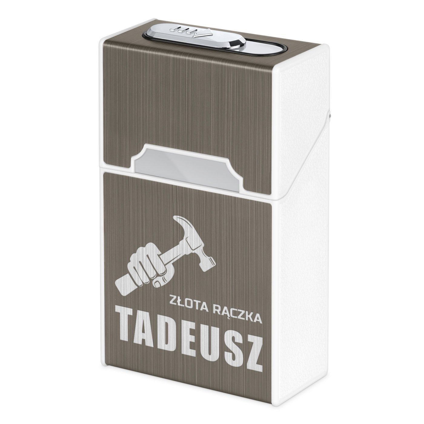 Papieronica z zapalniczk plazmow USB i grawerem dla majsterkowicza na imieniny