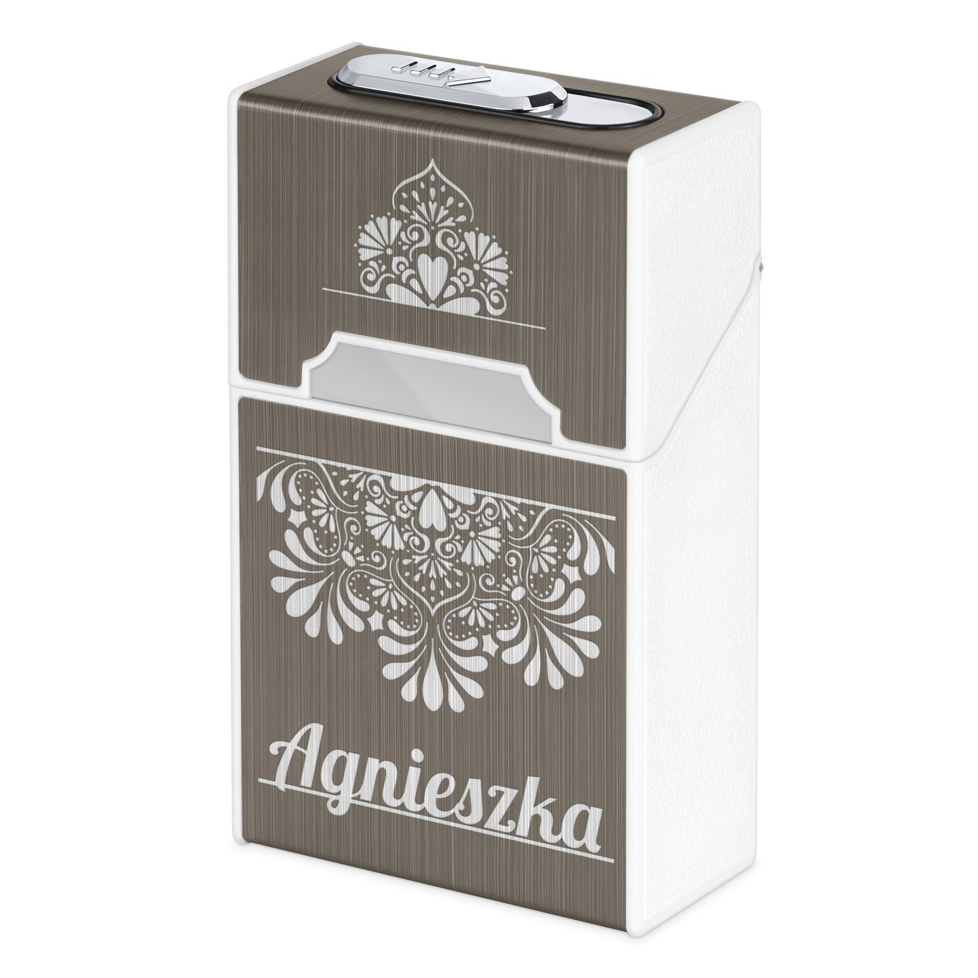 Papieronica z zapalniczk plazmow USB i grawerem dla niej na imieniny
