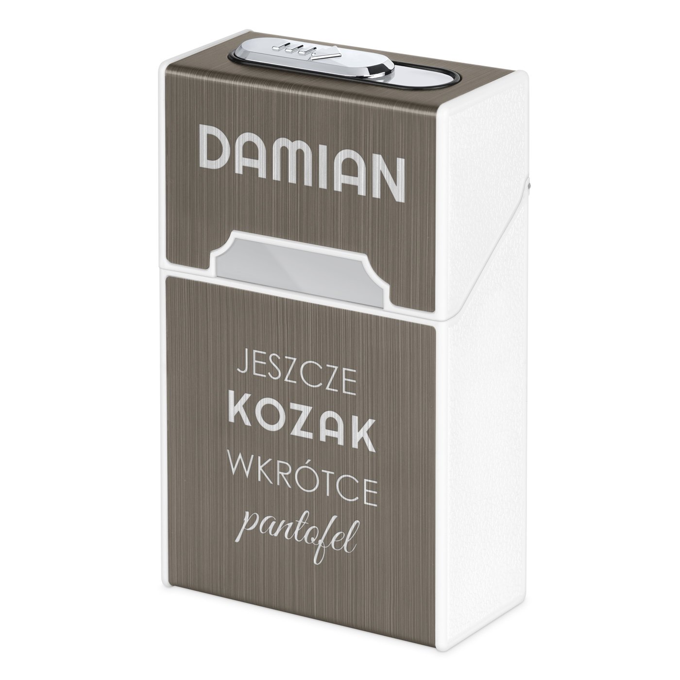 Papieronica z zapalniczk plazmow USB i grawerem dla niego na wieczr kawalerski