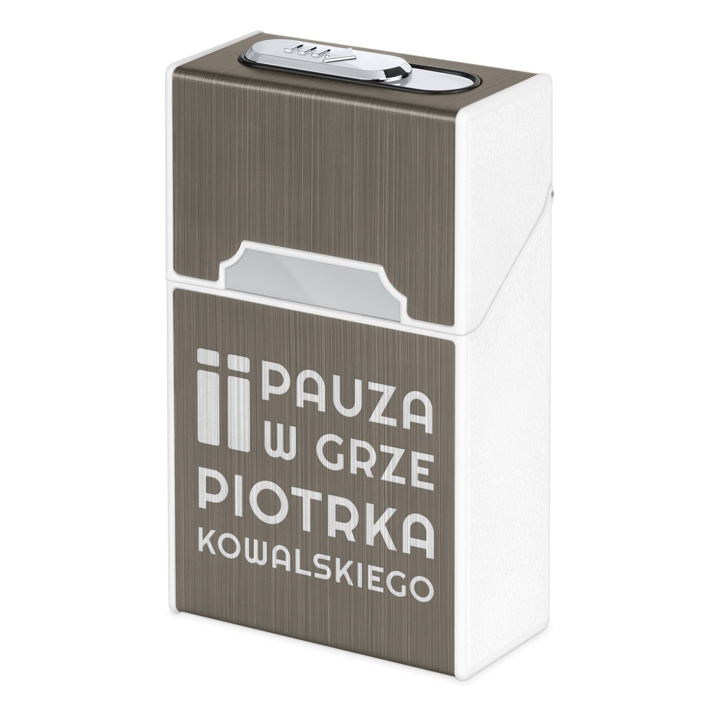 Papieronica z zapalniczk plazmow USB i grawerem dla gracza