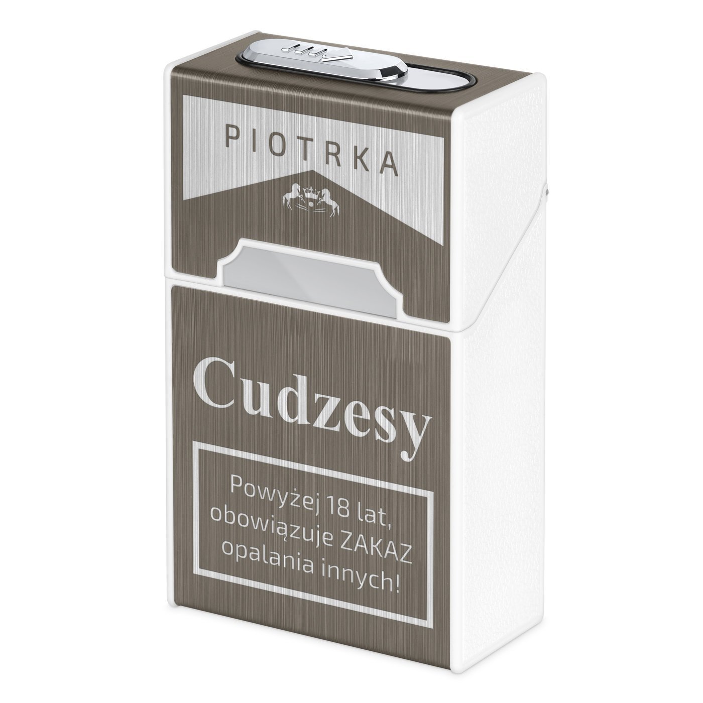 Papieronica z zapalniczk plazmow USB i grawerem dla niego na 18 urodziny