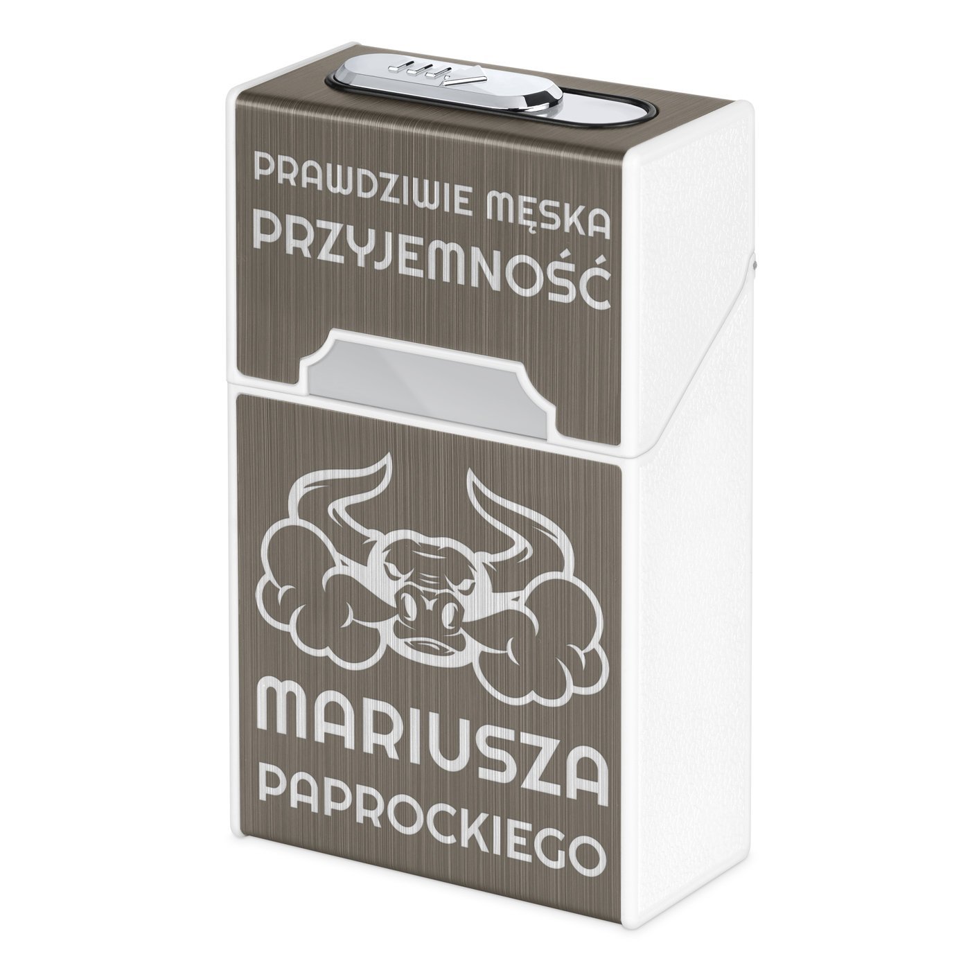 Papieronica z zapalniczk plazmow USB i grawerem dla niego