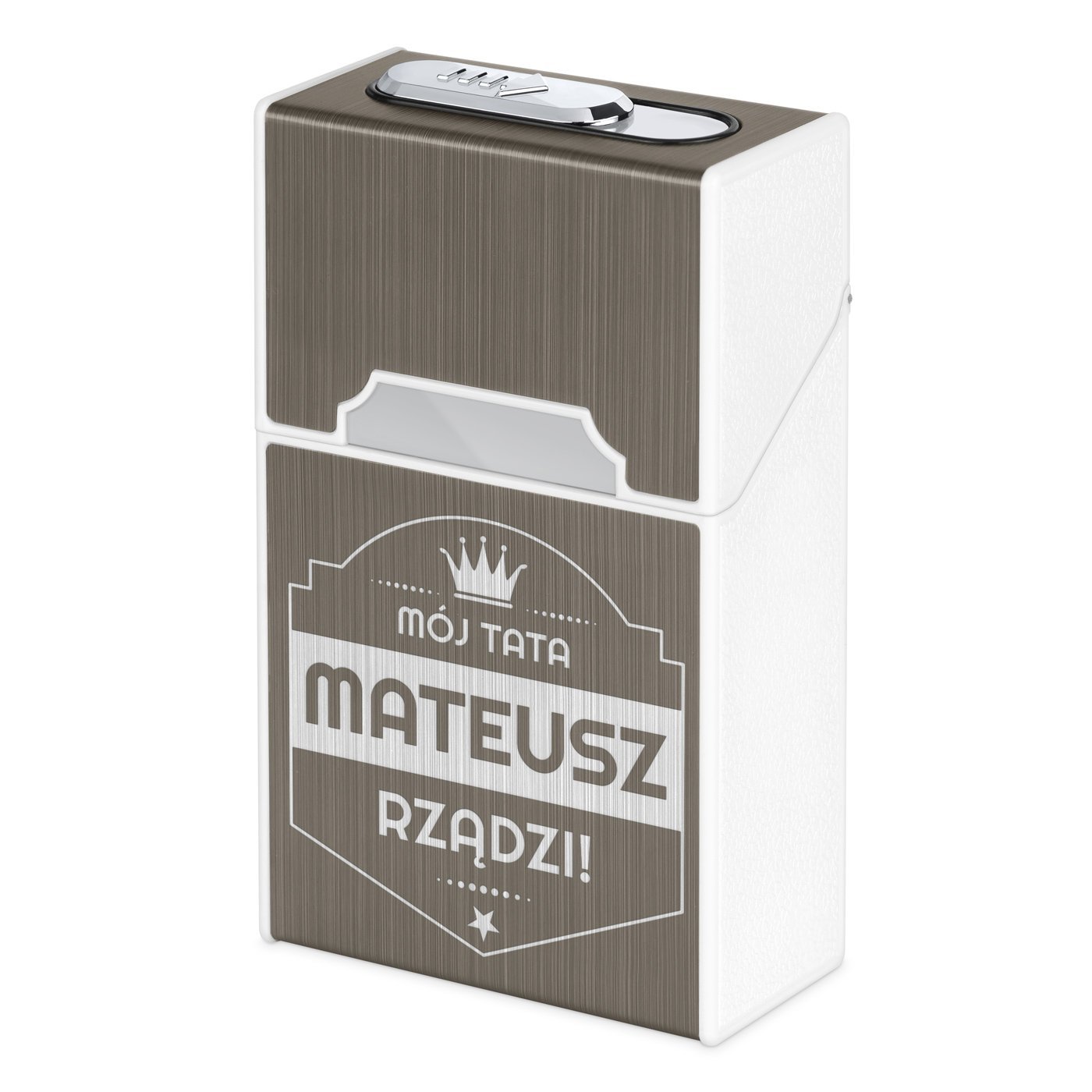 Papieronica z zapalniczk plazmow USB i grawerem dla taty