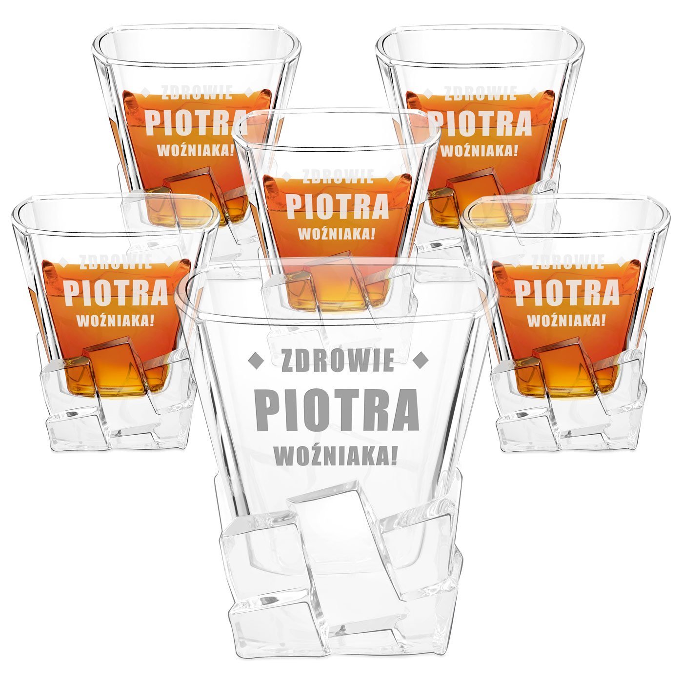 Szklanki do whisky x6 z grawerem dla niego