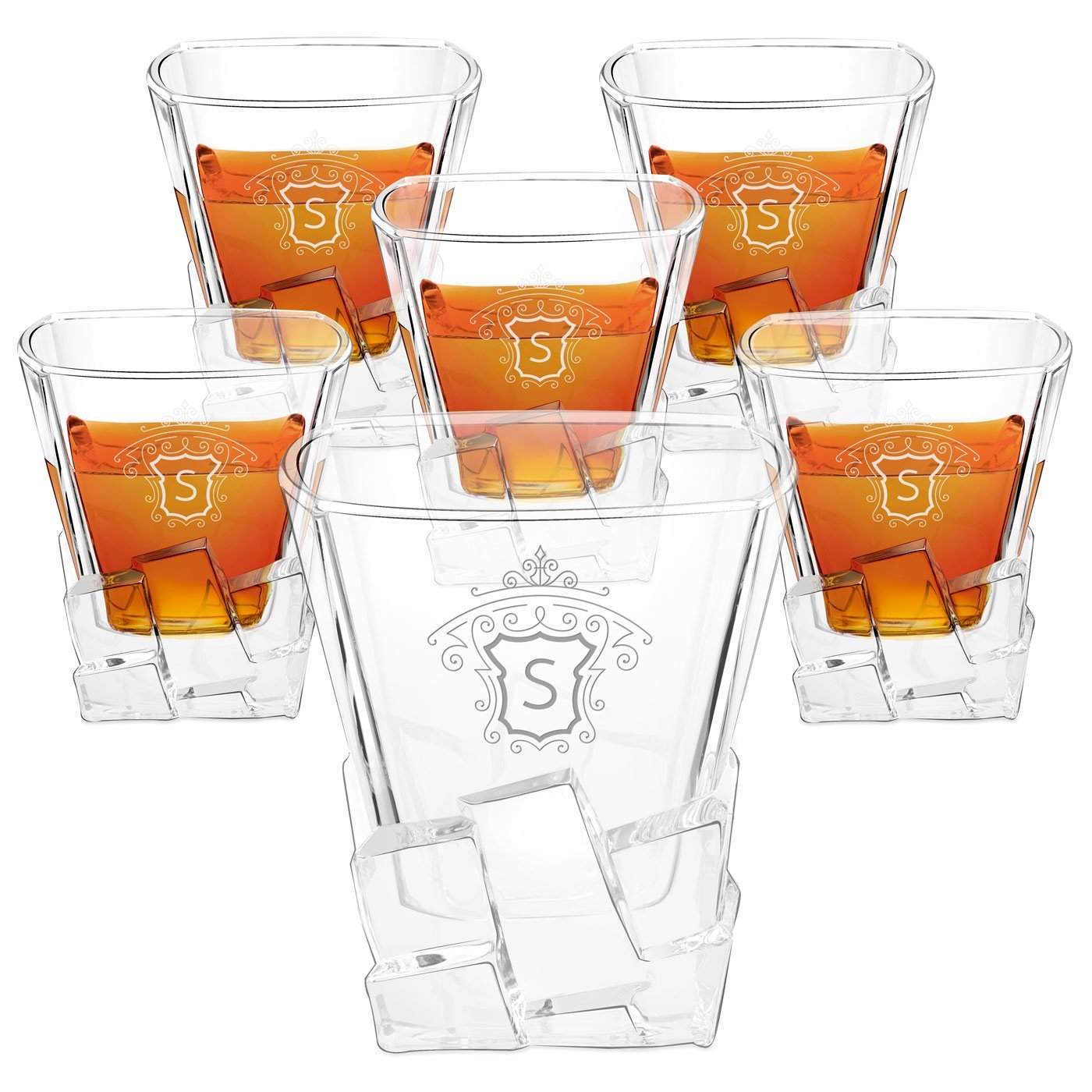 Szklanki do whisky x6 z grawerem dla gentlemana