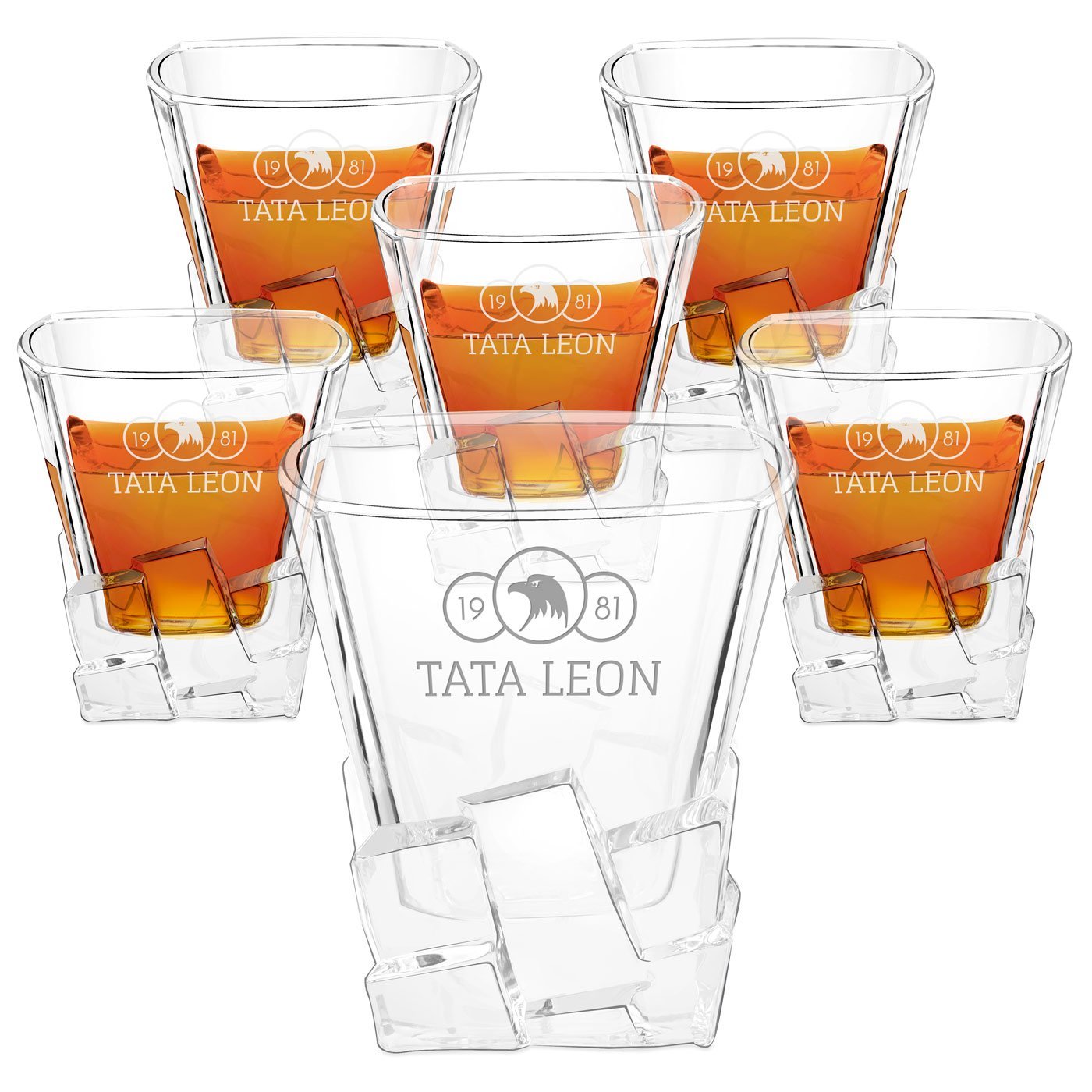 Szklanki do whisky x6 z grawerem dla taty na urodziny