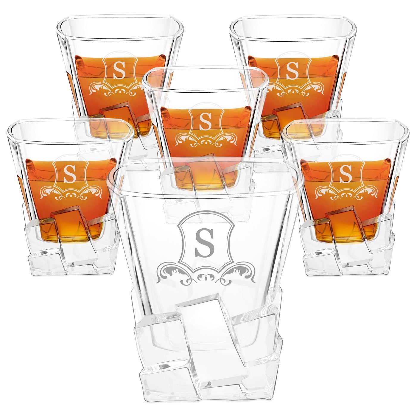 Szklanki do whisky x6 z grawerem dla gentlemana