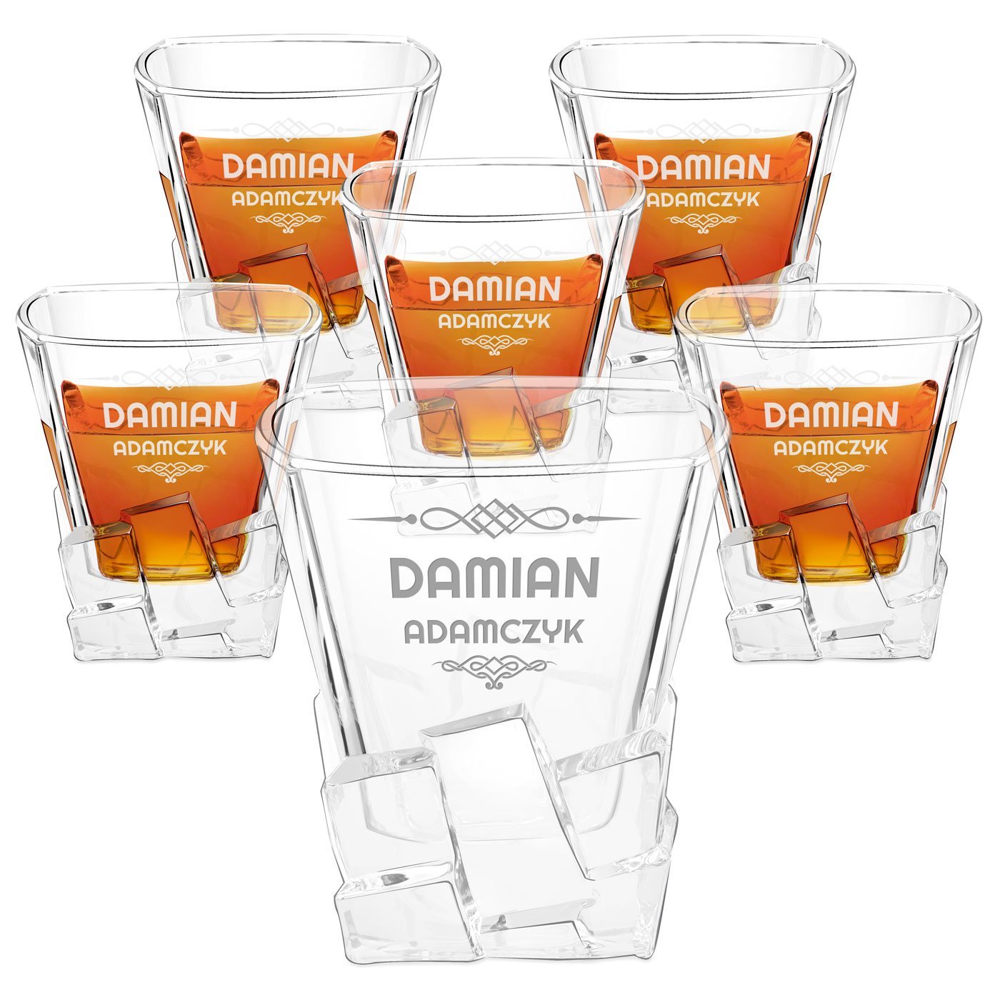 Szklanki do whisky x6 z grawerem dla niego
