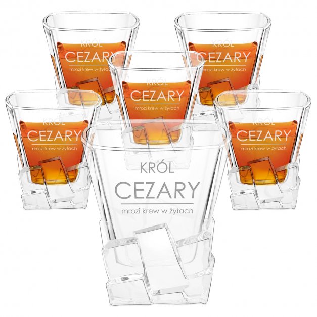 Szklanki do whisky x6 z grawerem dla niego