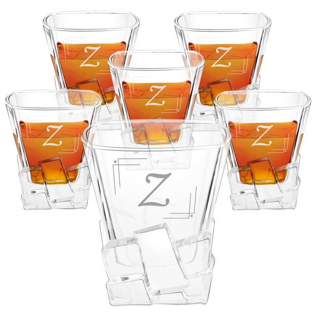 Szklanki do whisky x6 z grawerem dla gentlemana