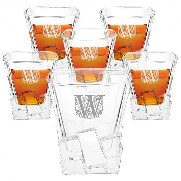 Szklanki do whisky x6 z grawerem dla gentlemana