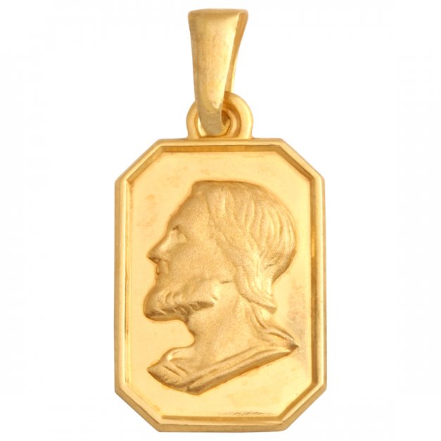 Złoty medalik 585 prezent grawer pudełko