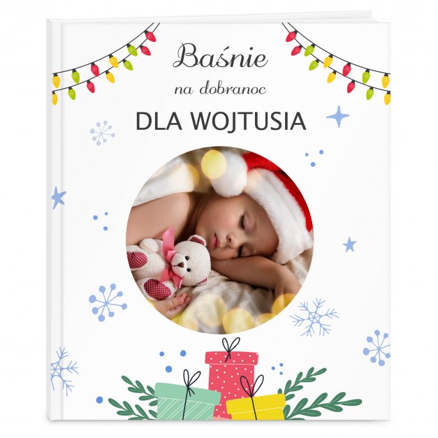 Księga baśni baśnie z Twoim zdjęciem i nadrukiem dla chłopca na imieniny