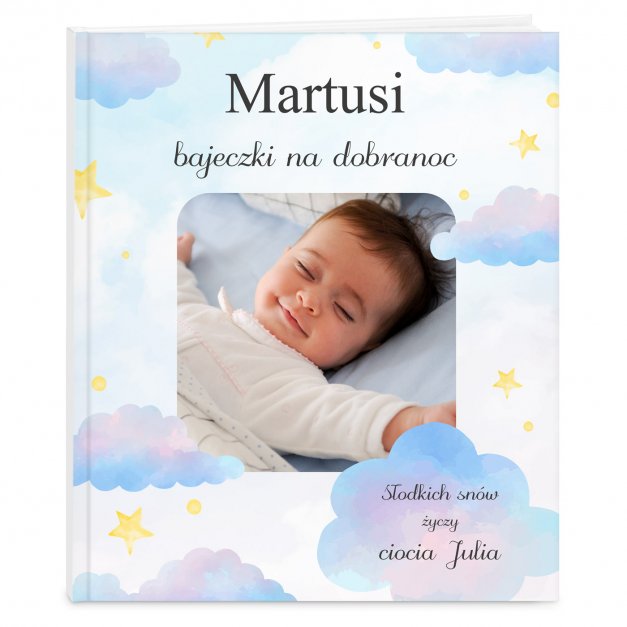 Księga baśni baśnie z Twoim zdjęciem i nadrukiem dla dziewczynki na imieniny