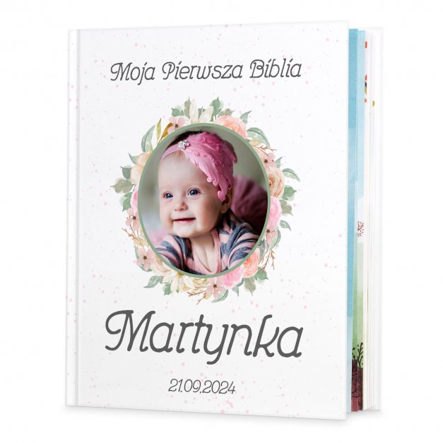 Historie opowieści biblijne z nadrukiem dla dziewczynki