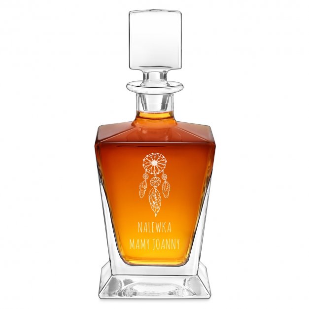 Karafka do whisky pyramid z grawerem dla mamy