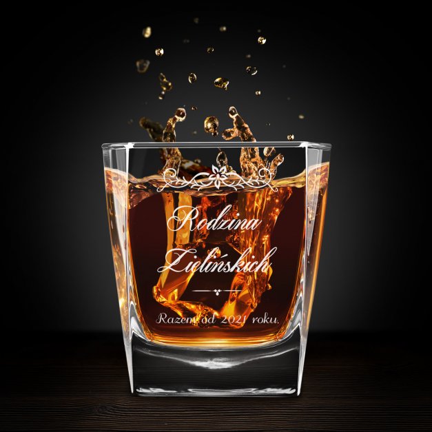 Szklanki grawerowane do whisky x6 komplet dla pary na rocznicę ślubu