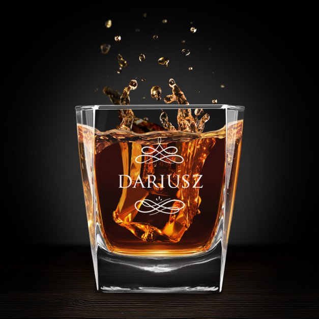 Szklanki grawerowane do whisky x6 komplet imię dla niego na imieniny