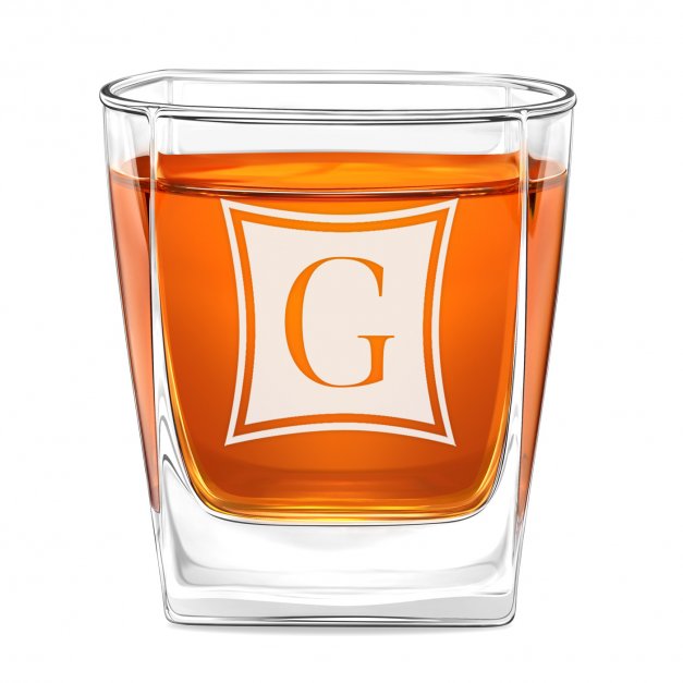 Szklanki grawerowane do whisky x6 komplet dedykacja inicjał