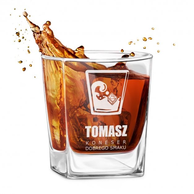 Szklanka do whisky z grawerem dla konesera